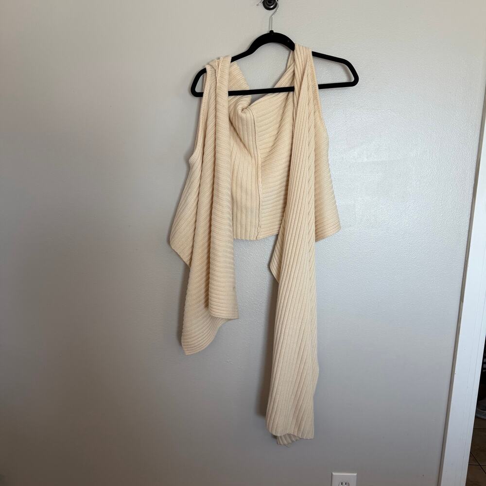 Lululemon OS Wool Hooded Wrap Shawl Scarf